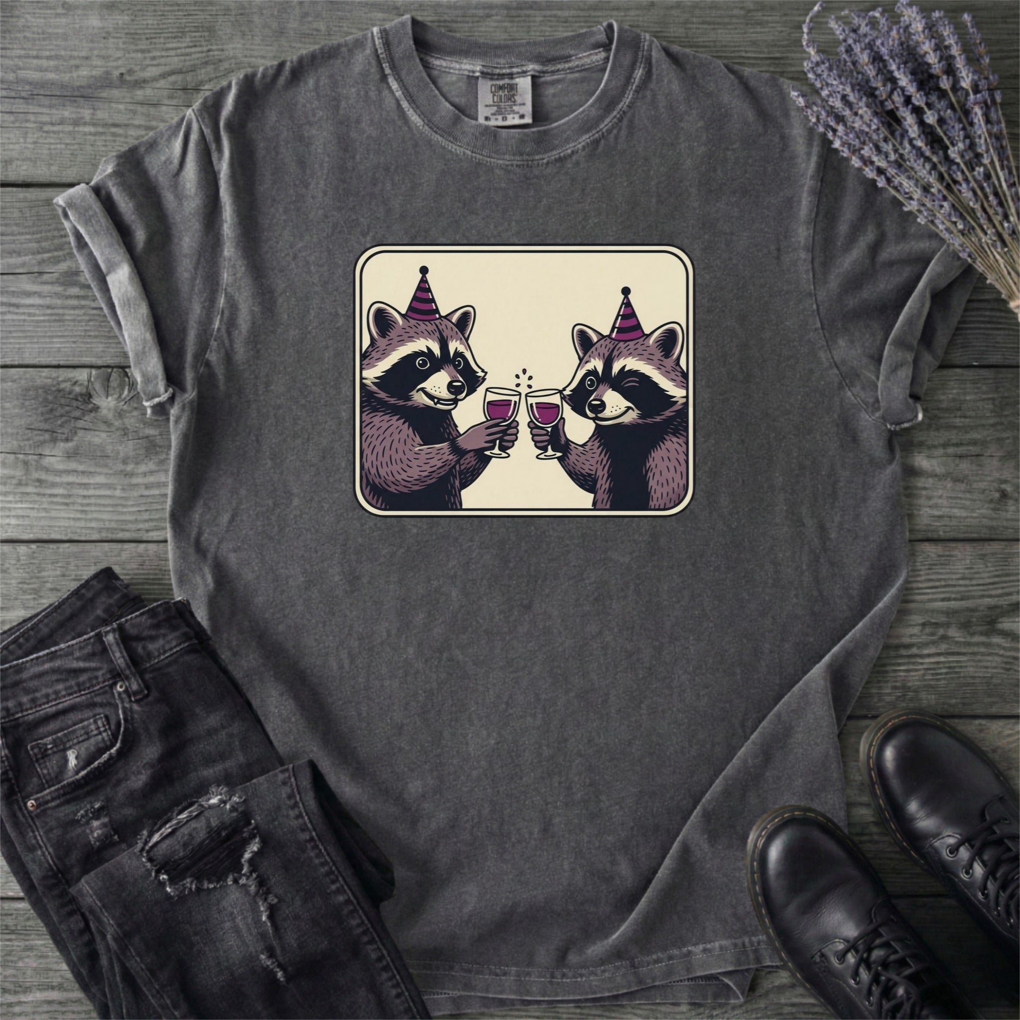 Raccoon Party T-Shirt