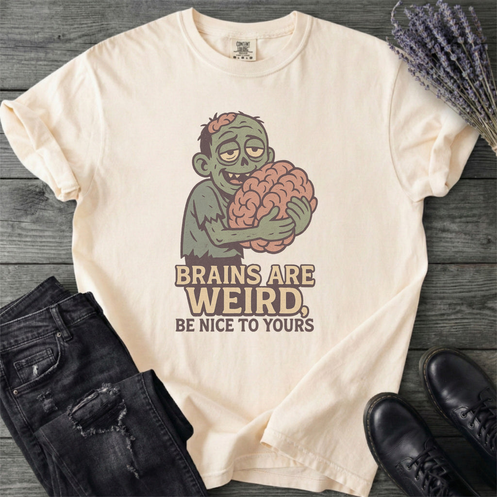 Brains Are Weird Zombie T-Shirt