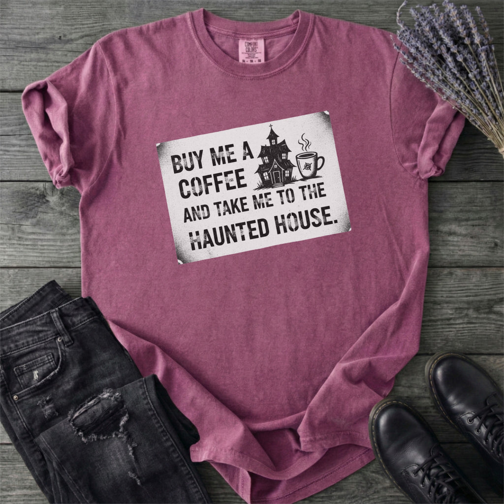 Coffee & Haunted House T-Shirt