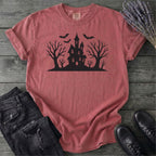 Haunted House Silhouette T-Shirt
