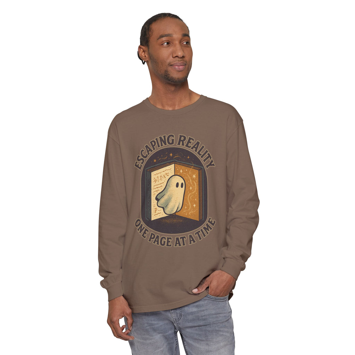 Escaping Reality One Page At A Time Long Sleeve T-Shirt