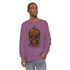 Pumpkin Skull Long Sleeve T-Shirt