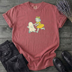Girl Chasing Ghost T-Shirt