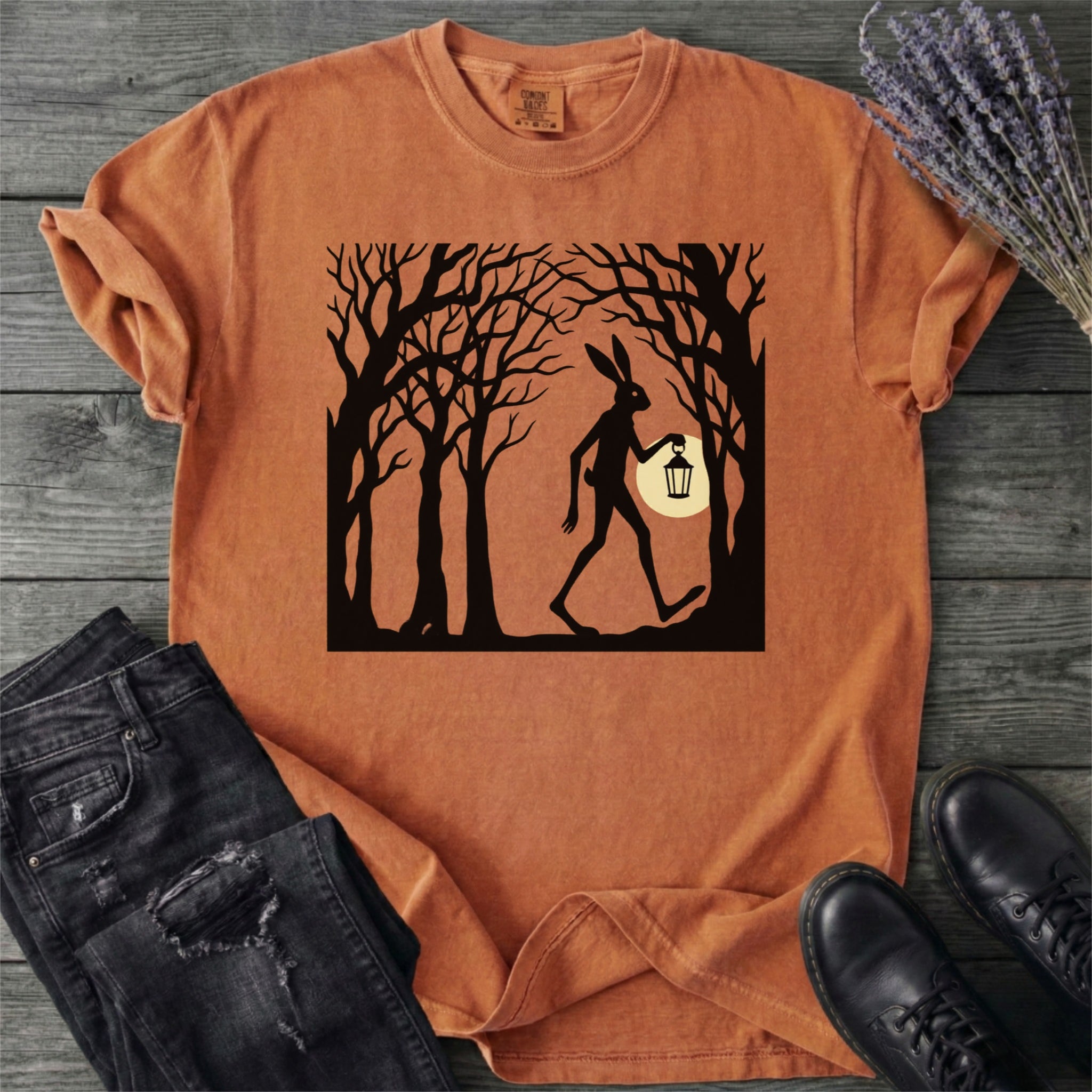 Tall Rabbit Spooky Easter T-Shirt