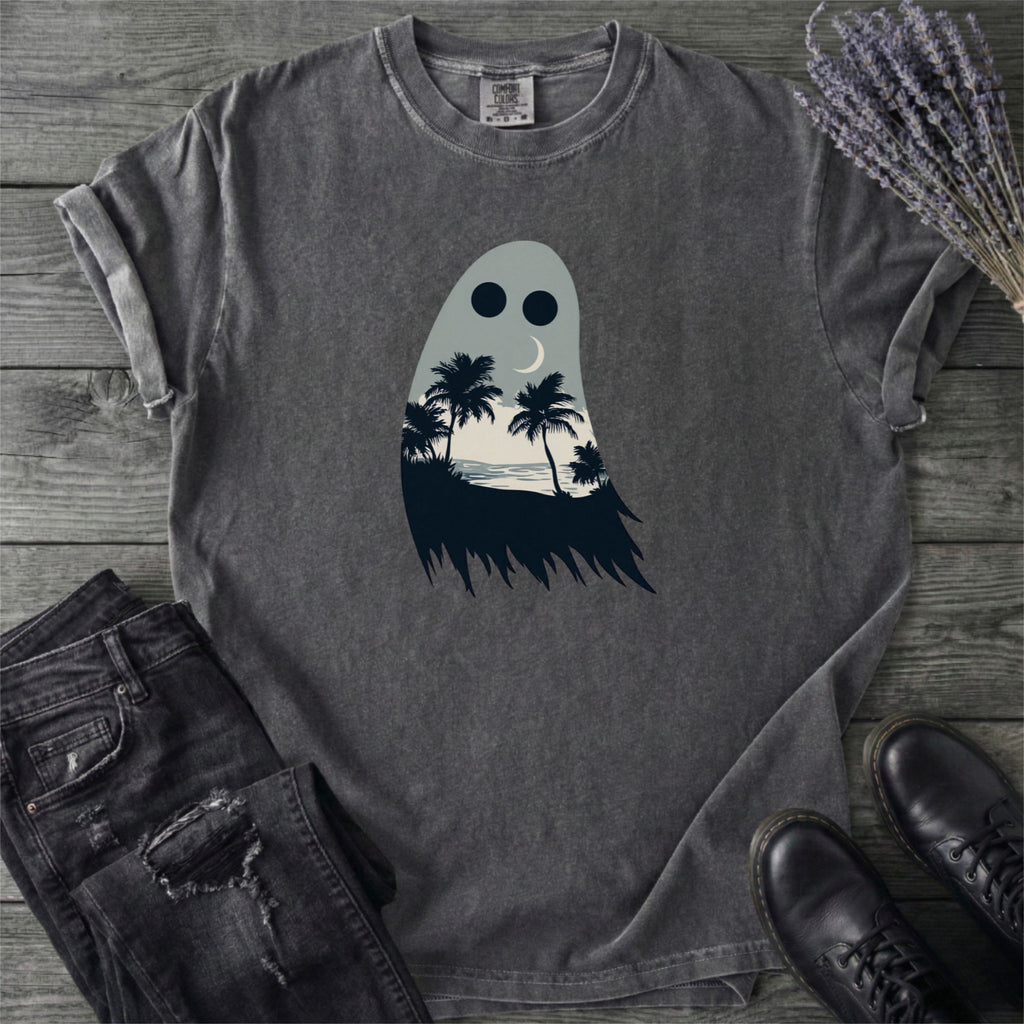 Tropical Ghost Silhouette T-Shirt