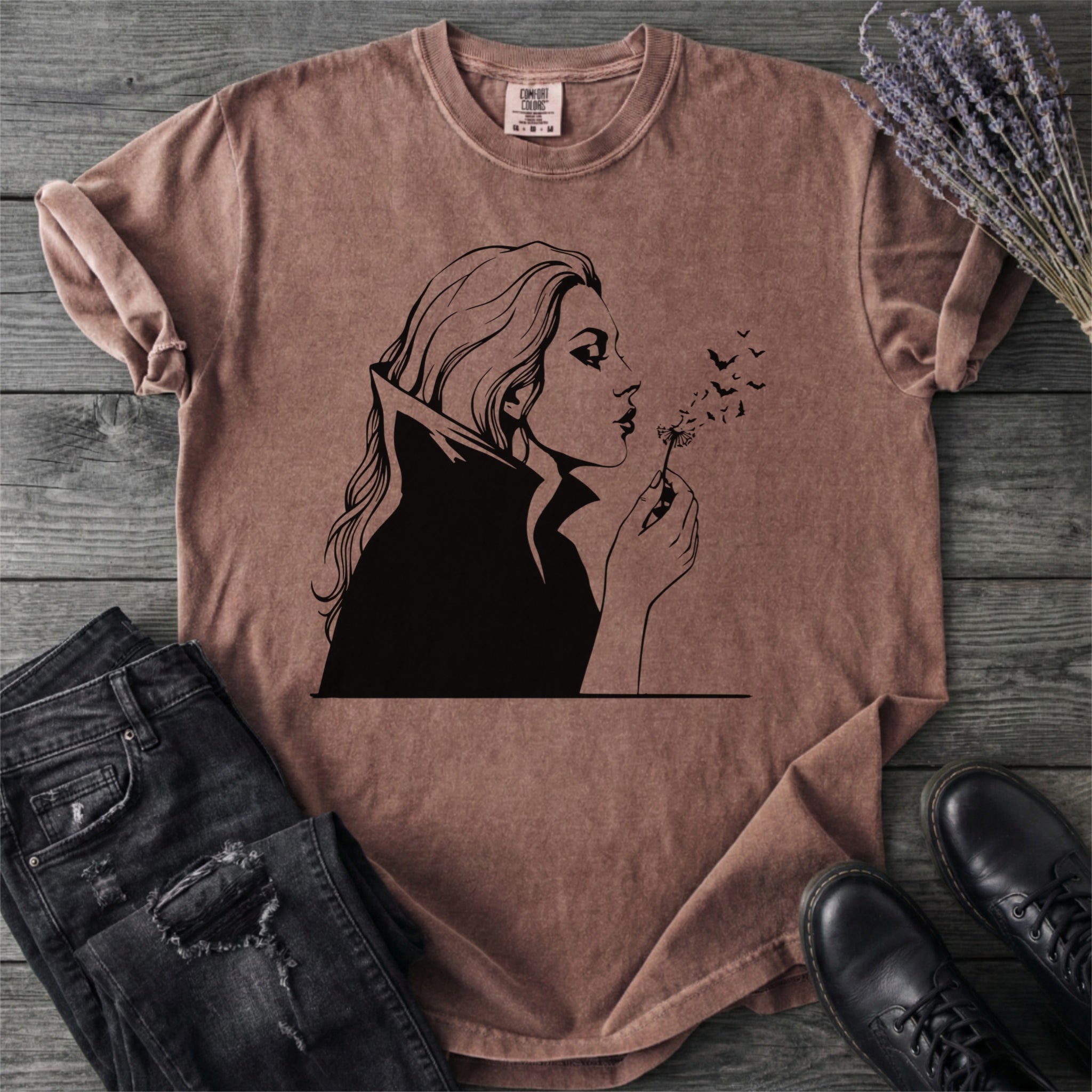 Dandelion Bats Silhouette T-Shirt