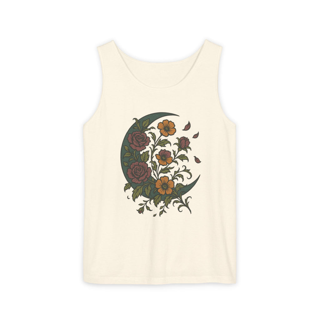Crescent Moon Wildflowers Tank Top