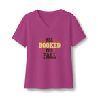 All Booked For Fall V-Neck T-Shirt
