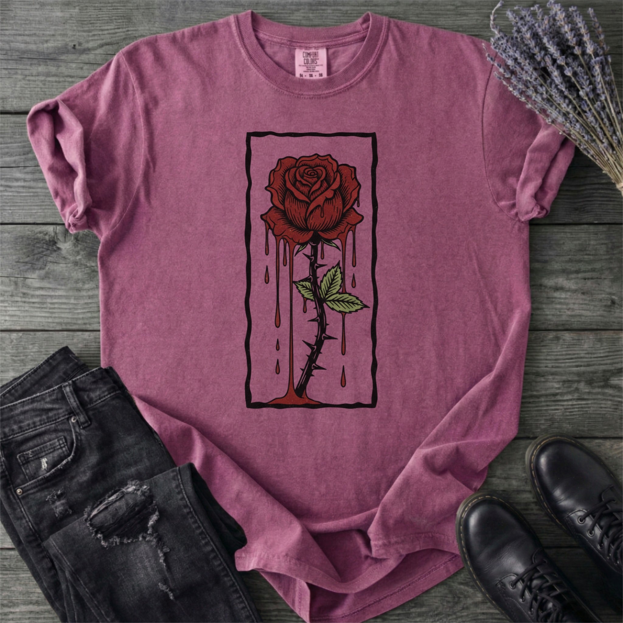 Dripping Rose T-Shirt