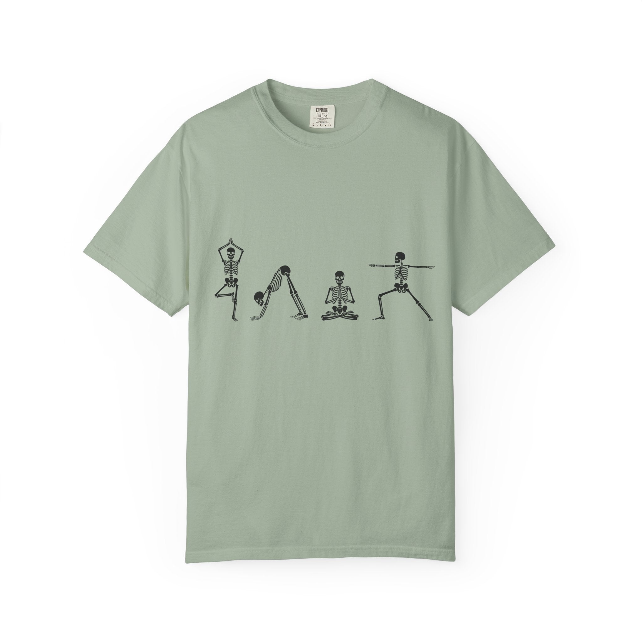 Spooky Yoga Squad Skeleton T-Shirt