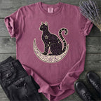 Celestial Cat Silhouette T-Shirt