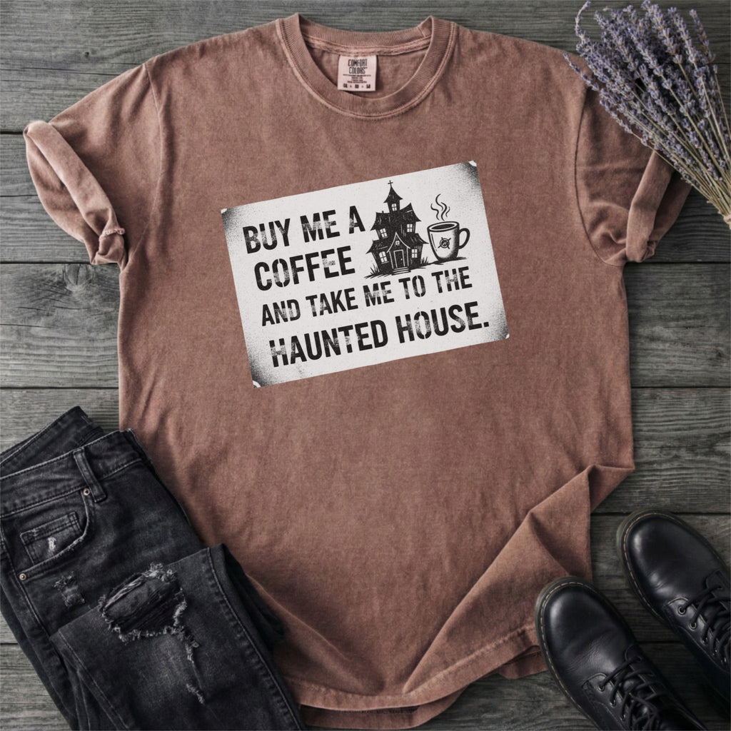 Coffee & Haunted House T-Shirt
