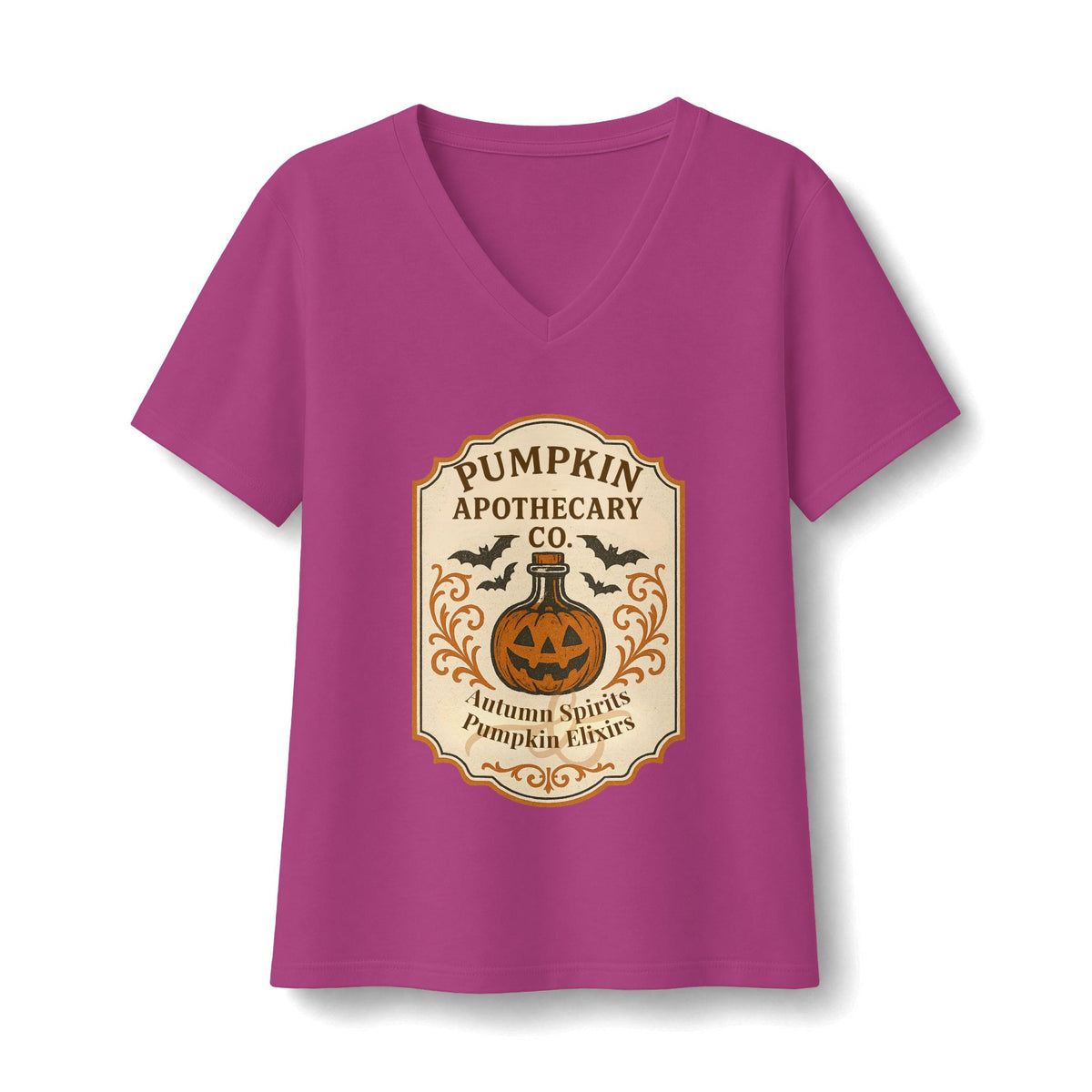 Pumpkin Apothecary Co V-Neck T-Shirt
