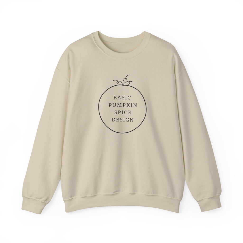 Basic Pumpkin Spice Design Sweatshirt