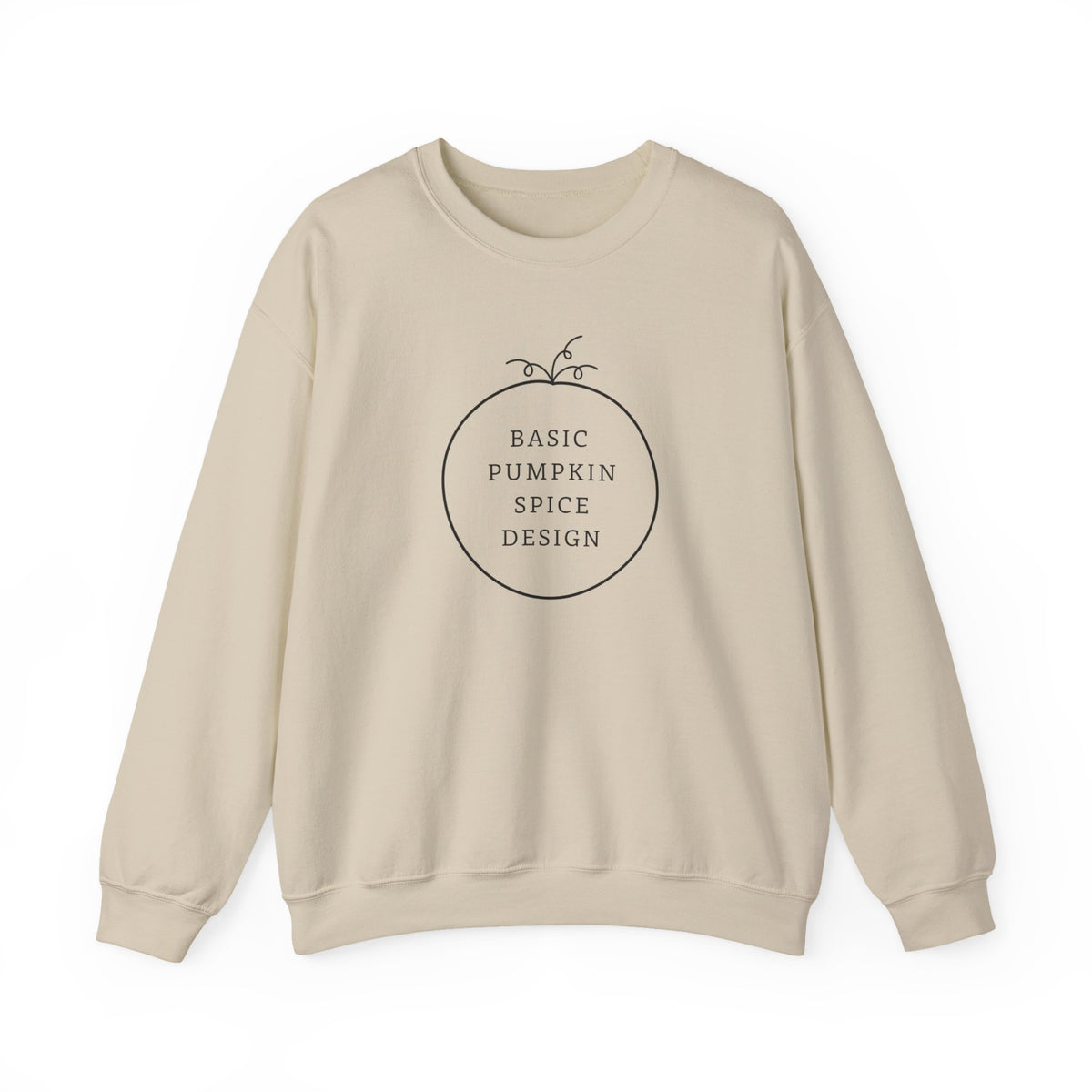 Basic Pumpkin Spice Design Sweatshirt
