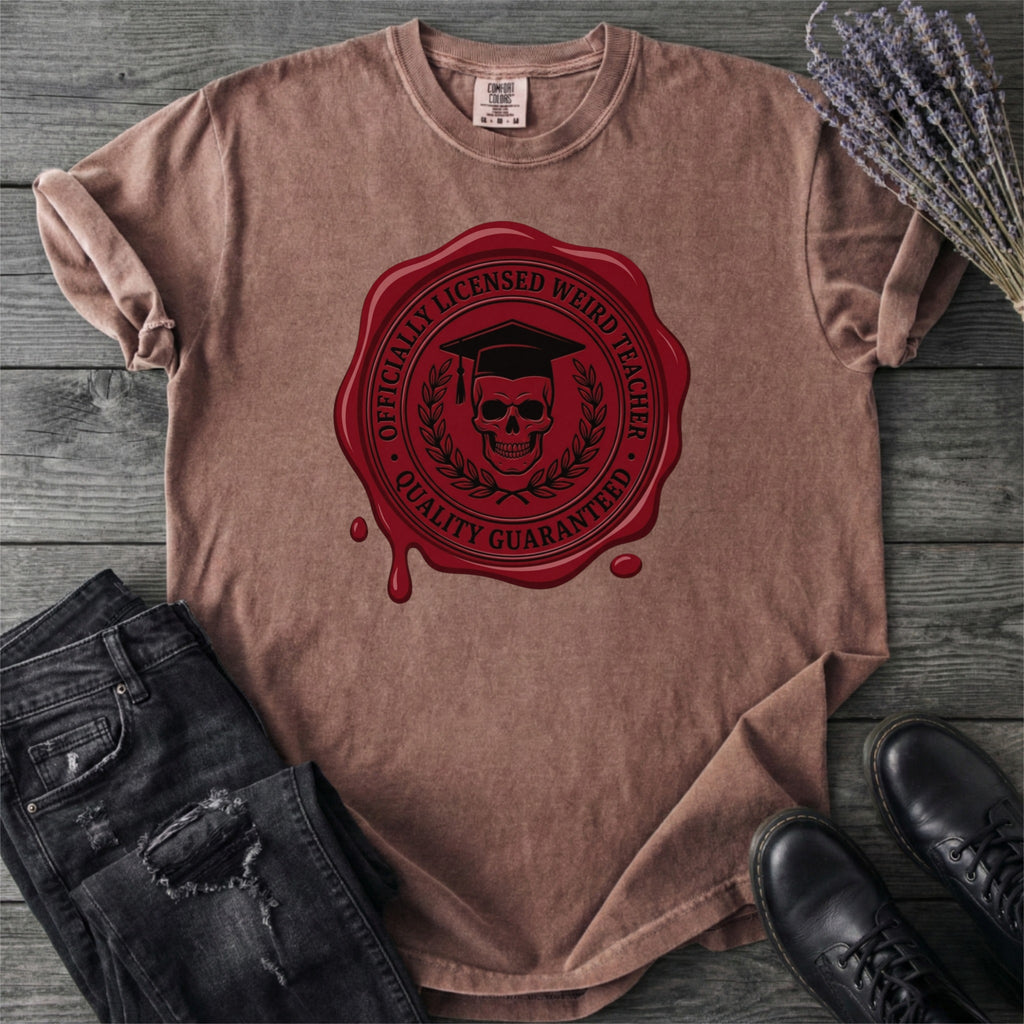 Weird Teacher Wax Seal T-Shirt