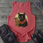 Tiki Bar Black Cat Tank Top