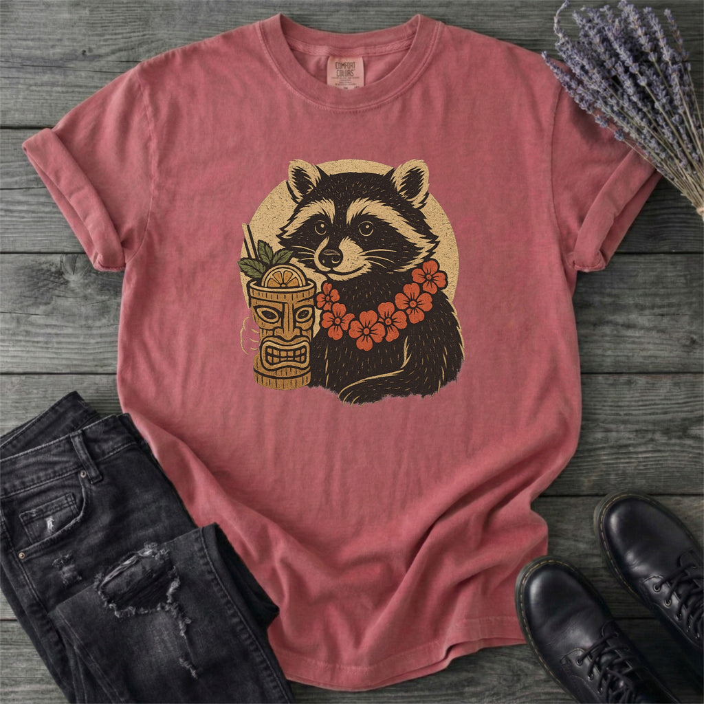 Raccoon Tiki T-Shirt