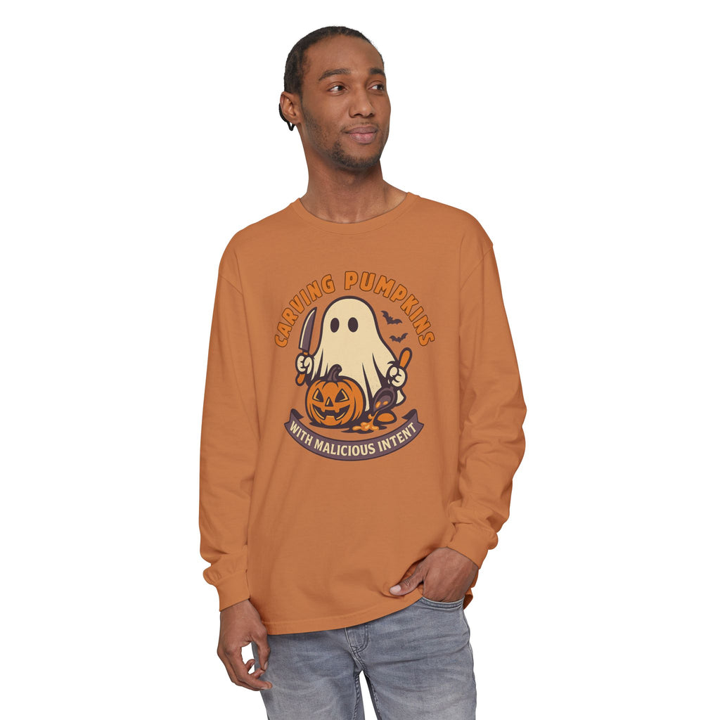 Carving Pumpkins Evolved Long Sleeve T-Shirt