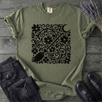 Witch'S Broom Floral T-Shirt