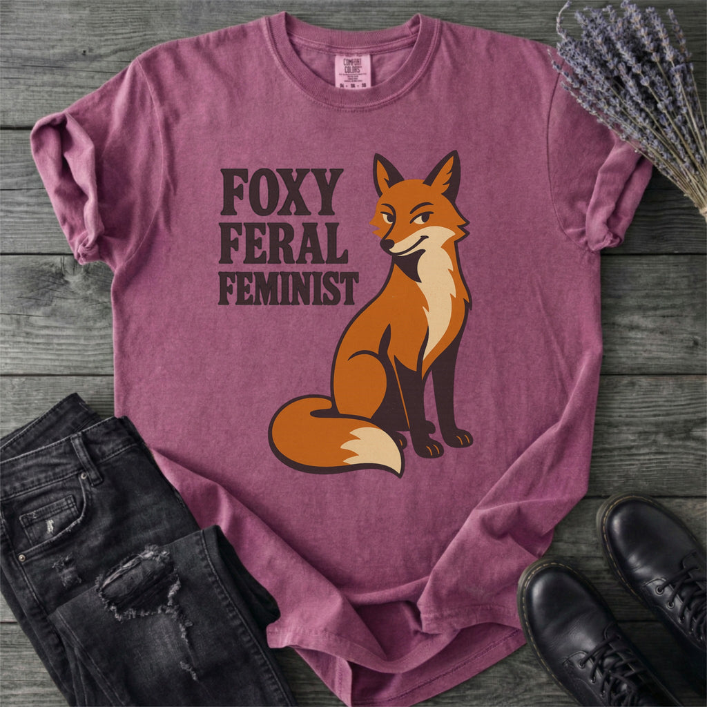 Foxy Feral Feminist T-Shirt