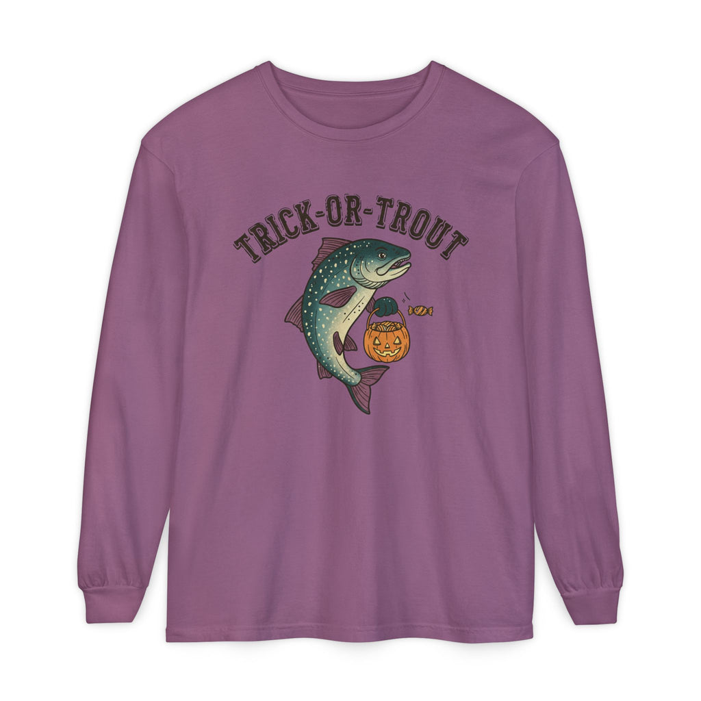 Trick Or Trout Long Sleeve T-Shirt
