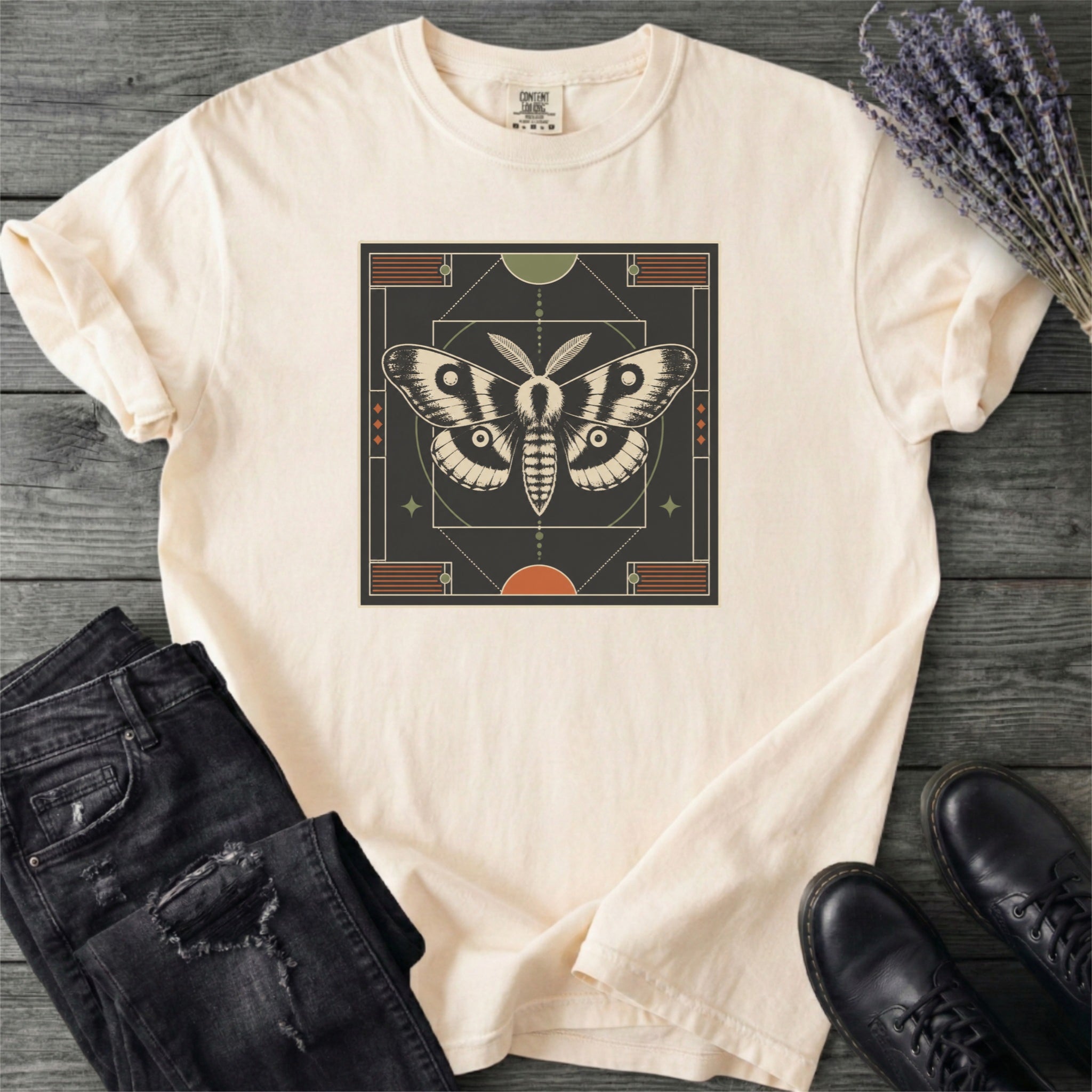 Geometric Moth T-Shirt