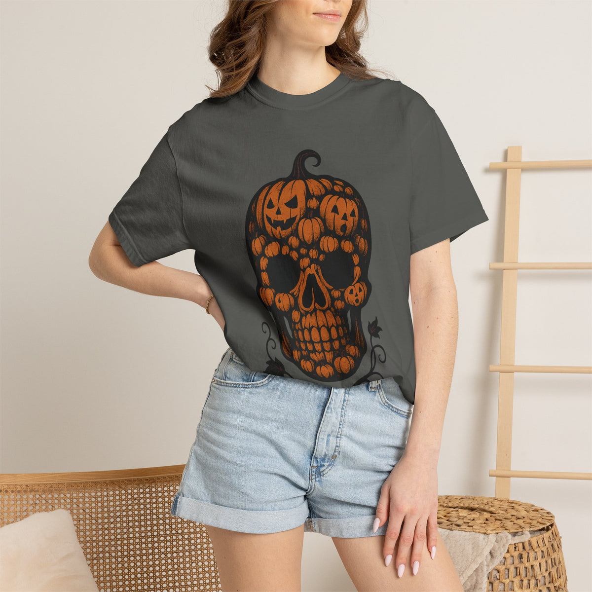 Pumpkin Skull T-Shirt