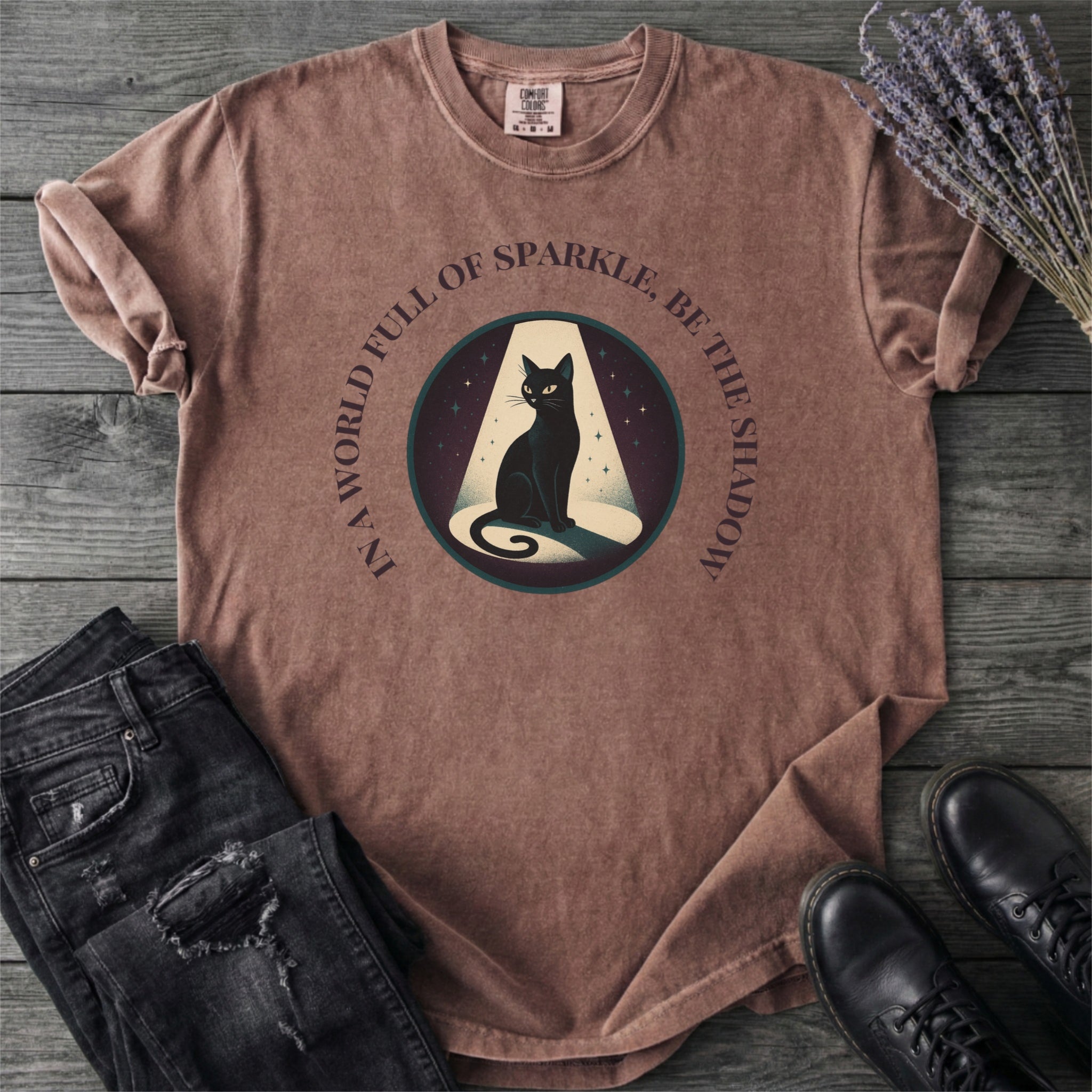 Black Cat Be the Shadow T-Shirt
