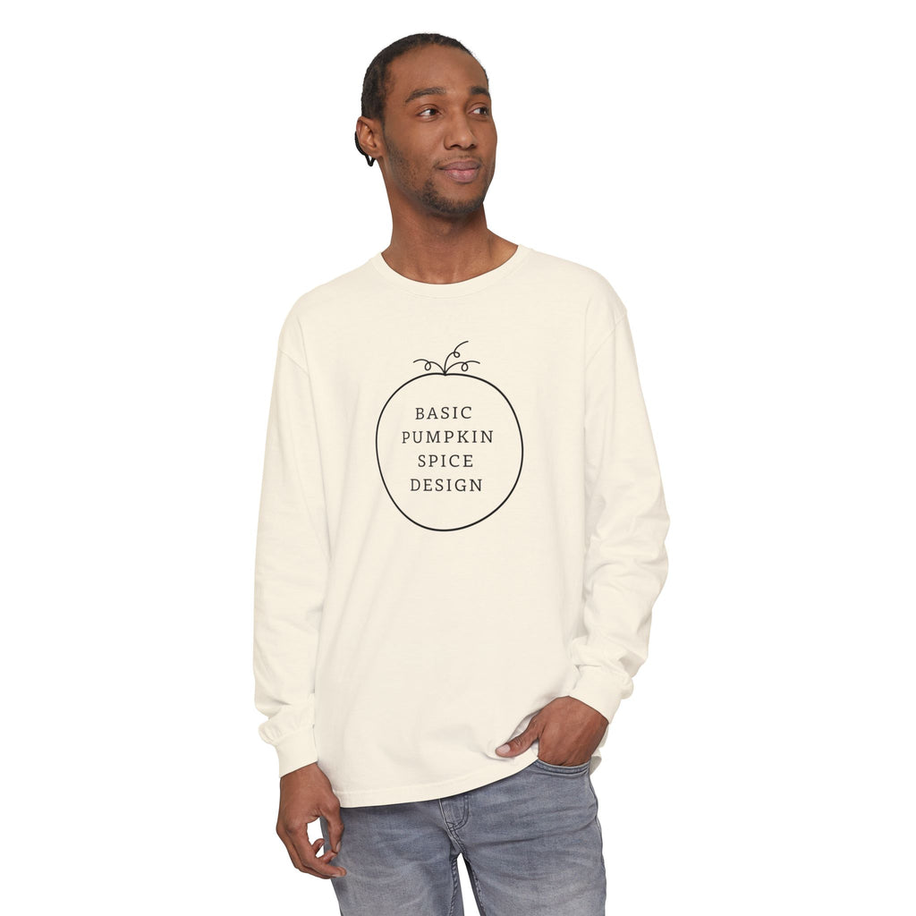Basic Pumpkin Spice Design Long Sleeve T-Shirt