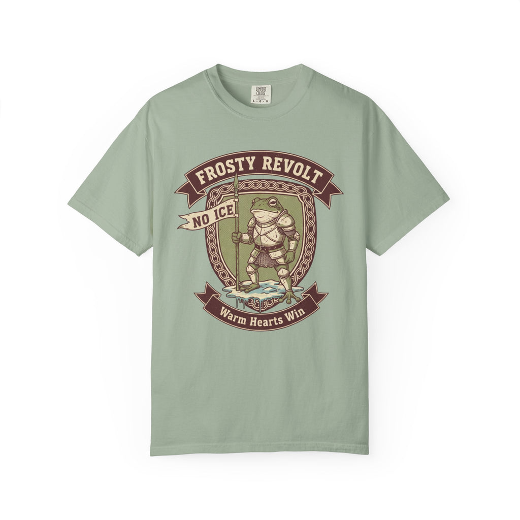 Medieval Frog Knight Protest T-Shirt