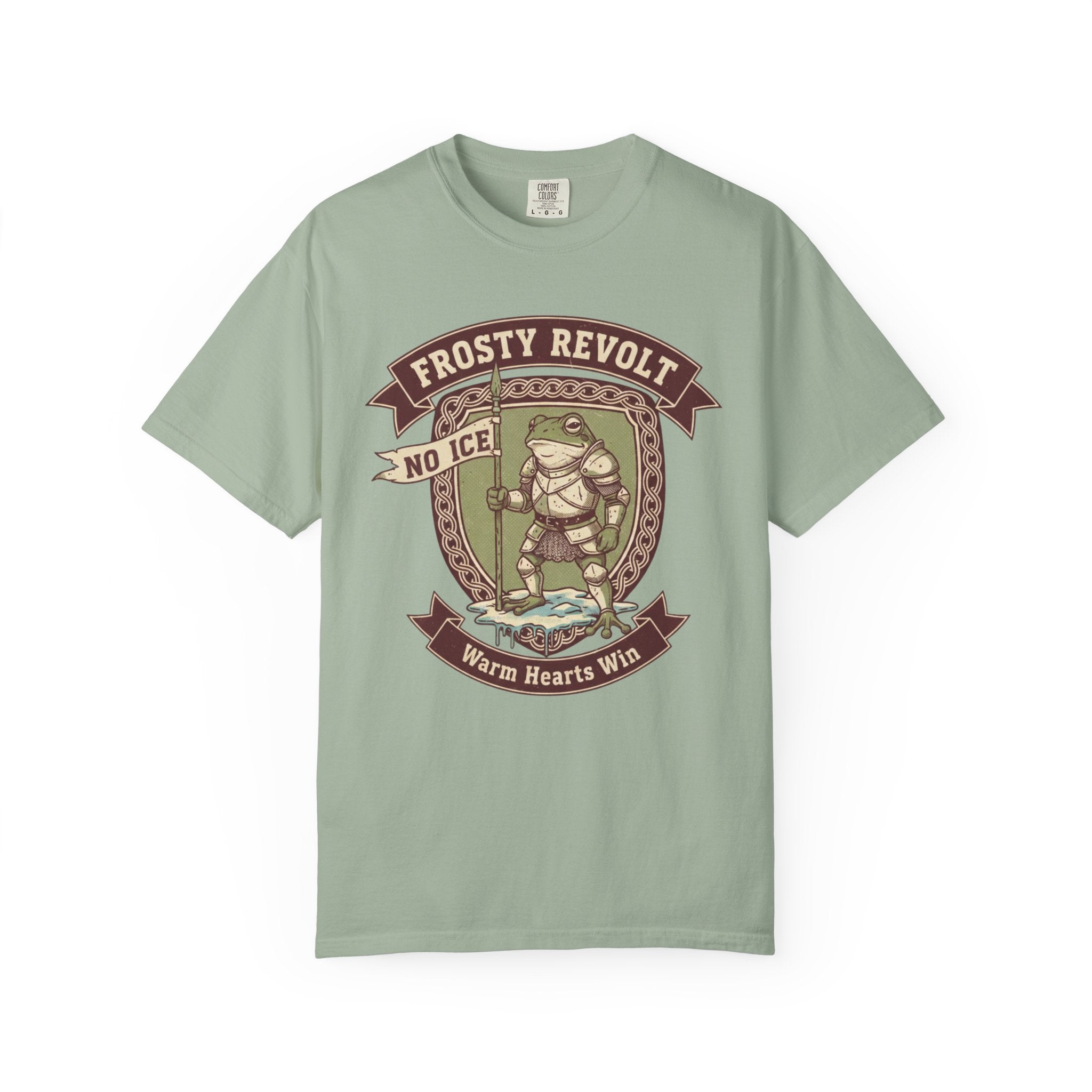 Medieval Frog Knight Protest T-Shirt