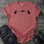 Cat Moon Phases T-Shirt