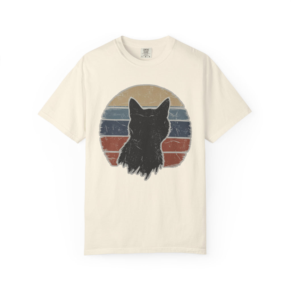 Black Cat Sunset T-Shirt