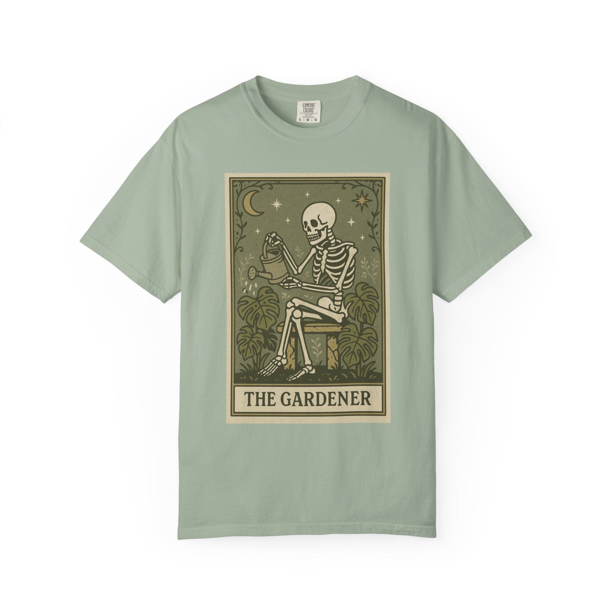 The Gardener Tarot Skeleton T-Shirt