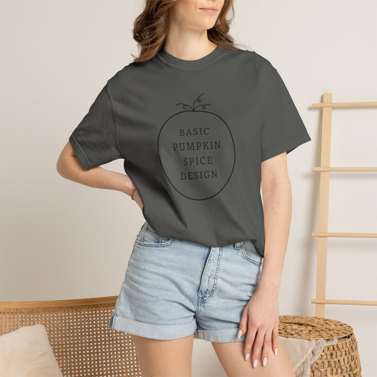 Basic Pumpkin Spice Design T-Shirt