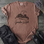 Garden Witch Floral Hat T-Shirt