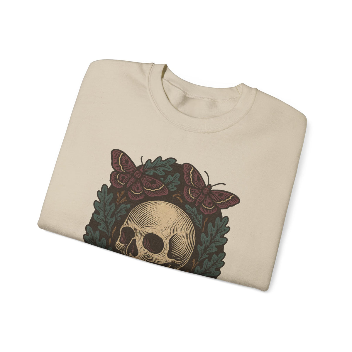 Skull And Moths Sweatshirt
