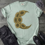 Crescent Moon Sunflowers T-Shirt