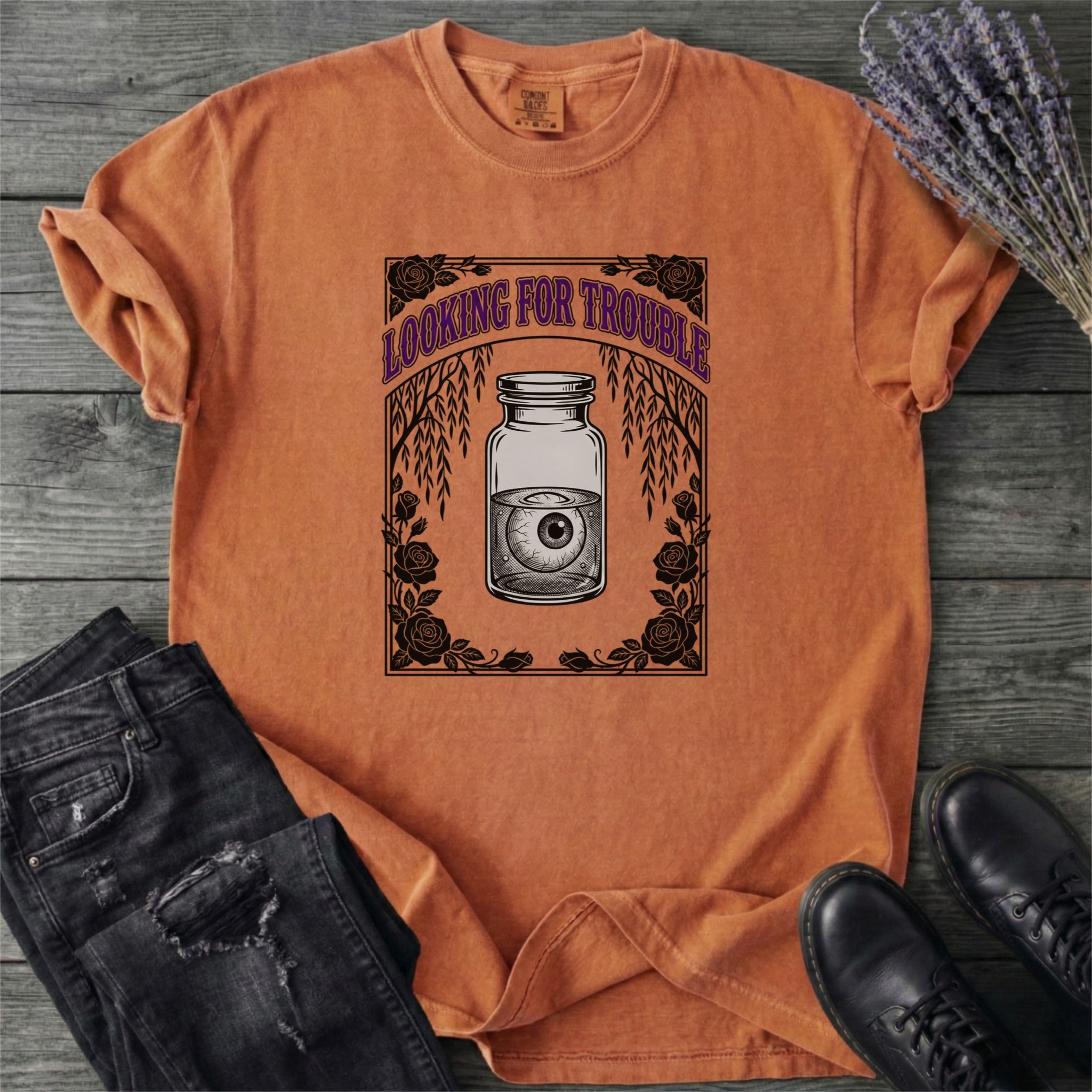 Looking For Trouble Eyeball T-Shirt