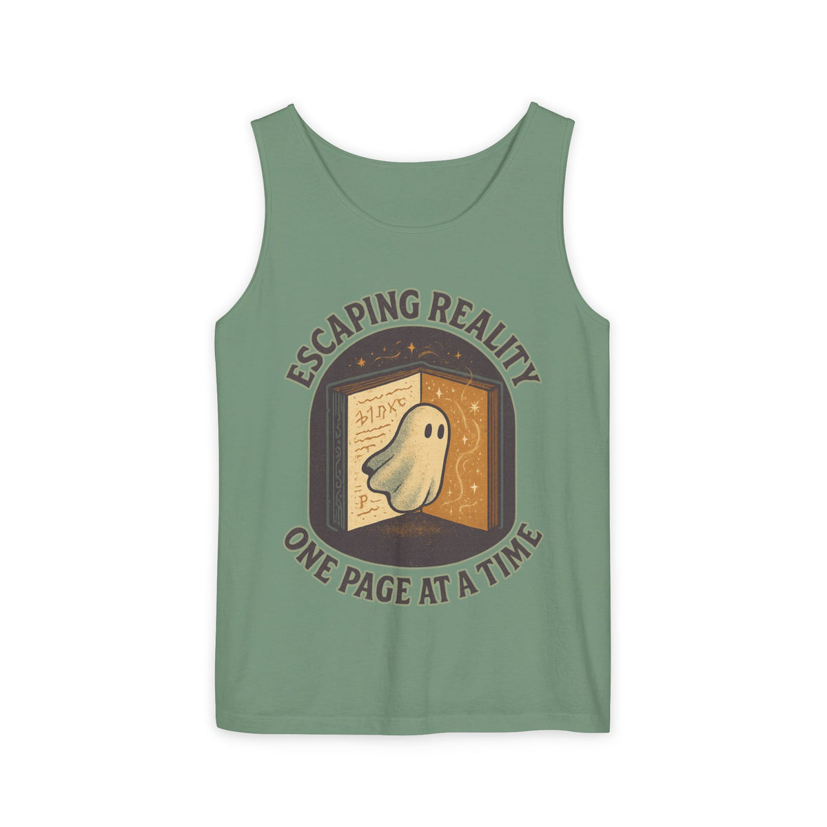 Escaping Reality One Page At A Time Tank Top