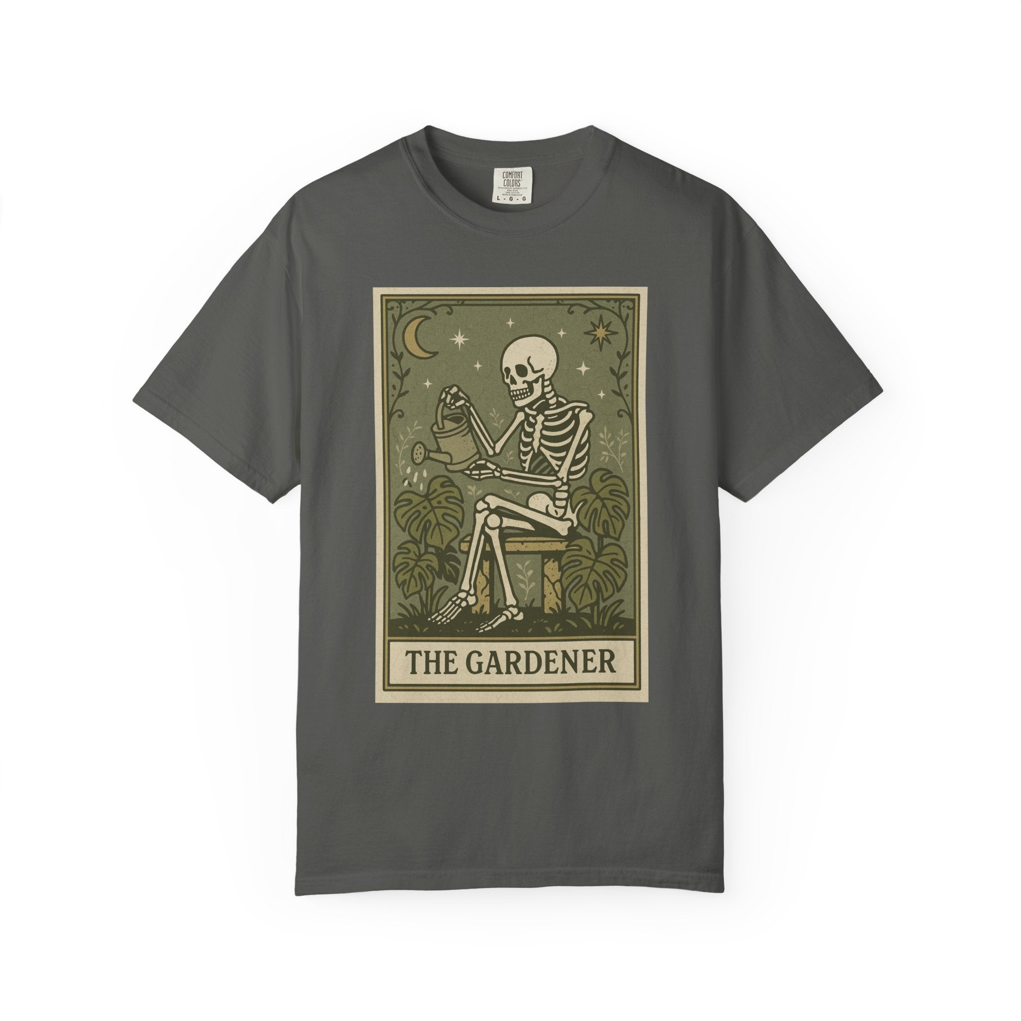 The Gardener Tarot Skeleton T-Shirt