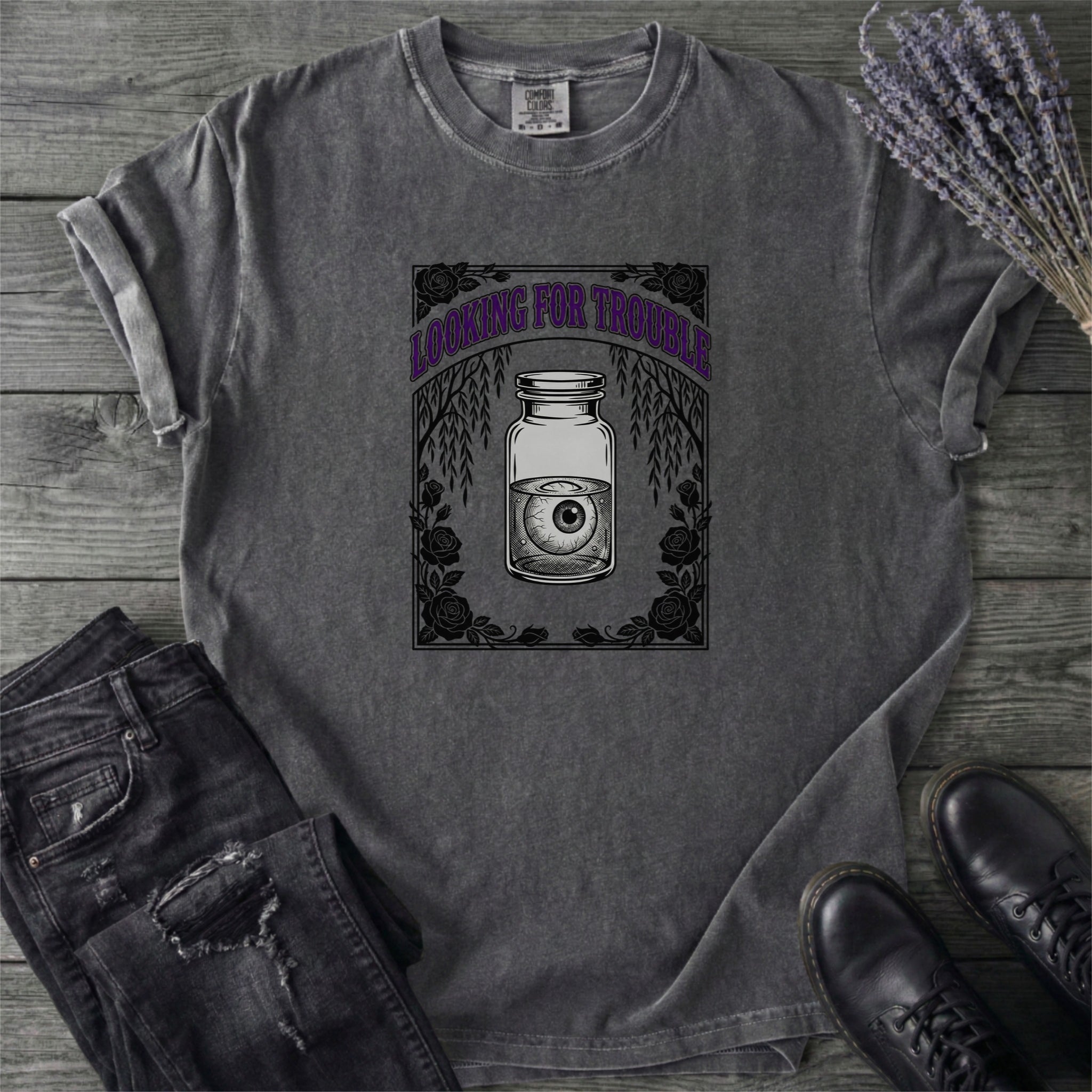 Looking For Trouble Eyeball T-Shirt