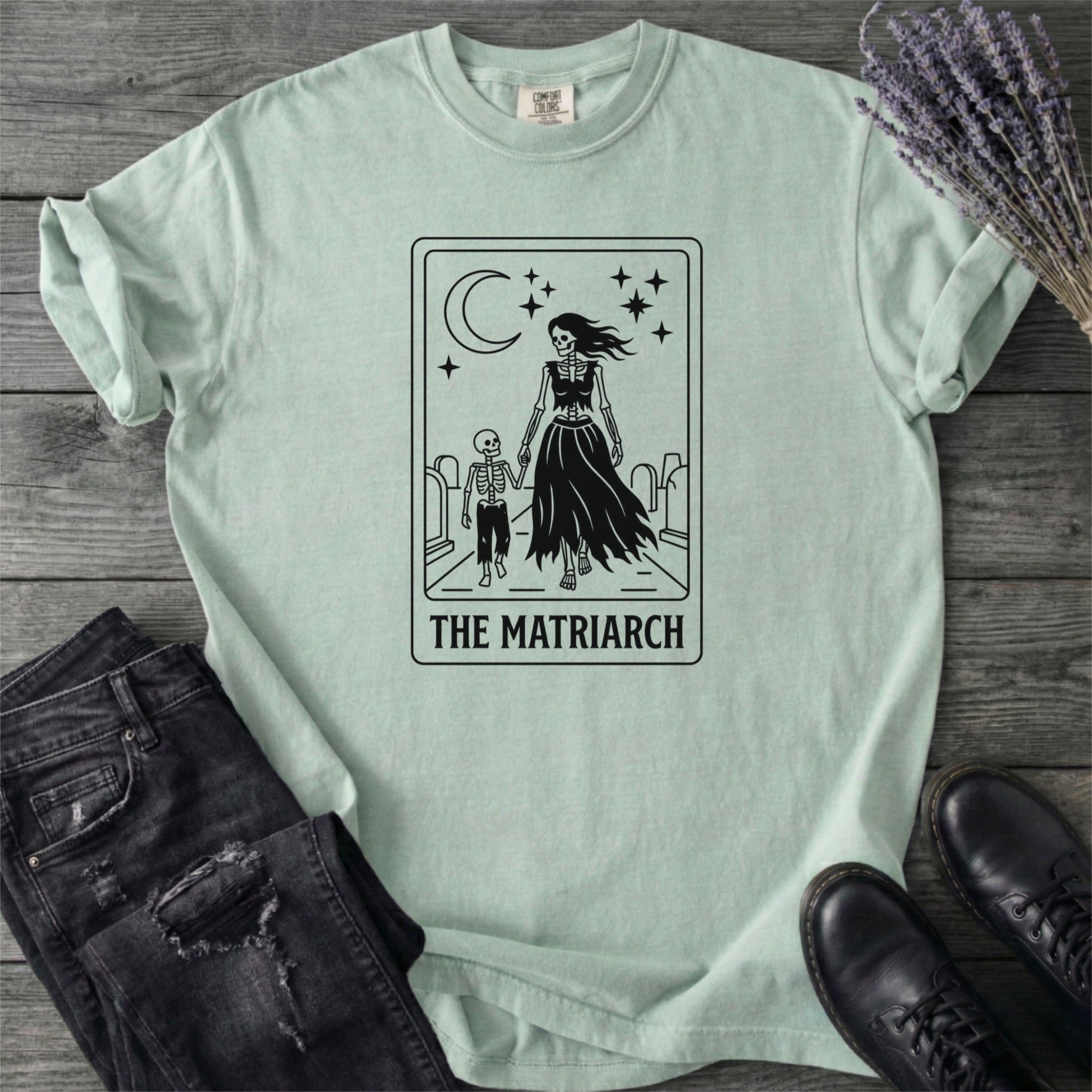 The Matriarch Skeleton Card T-Shirt