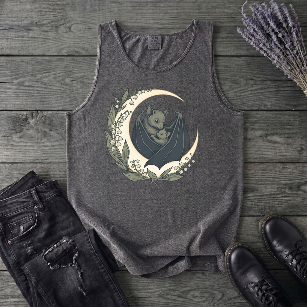 Mom And Baby Bat Tank Top