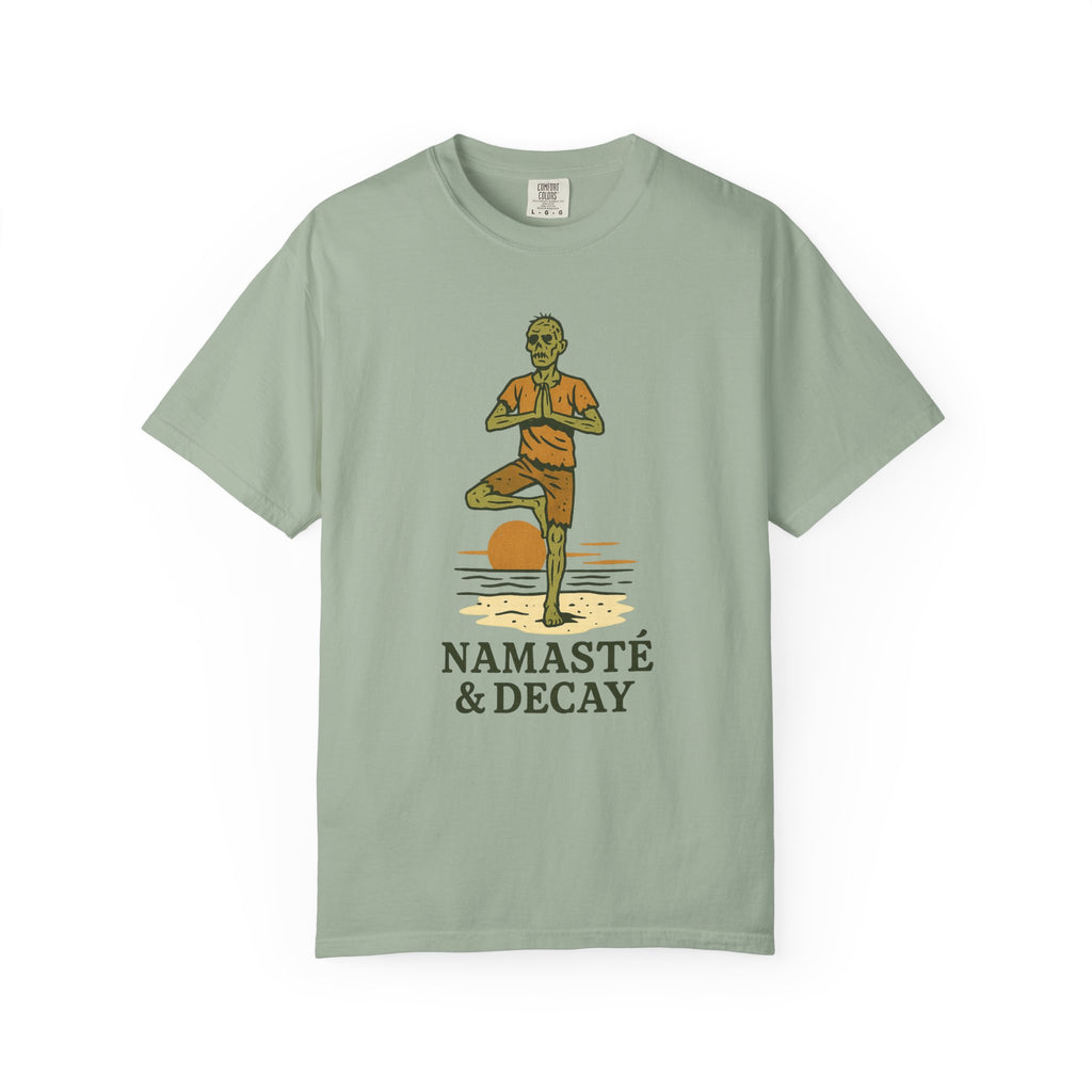Namaste and Decay Zombie T-Shirt