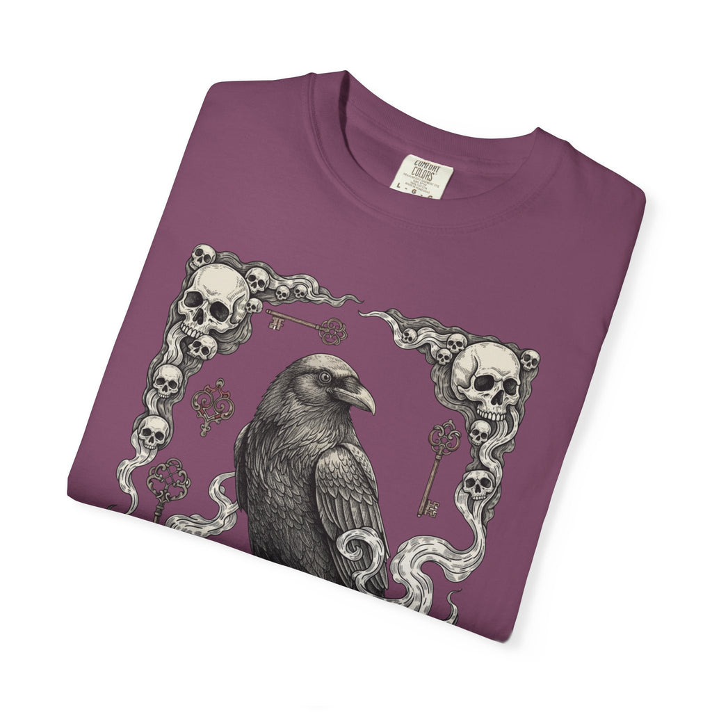 Raven Skull Card T-Shirt
