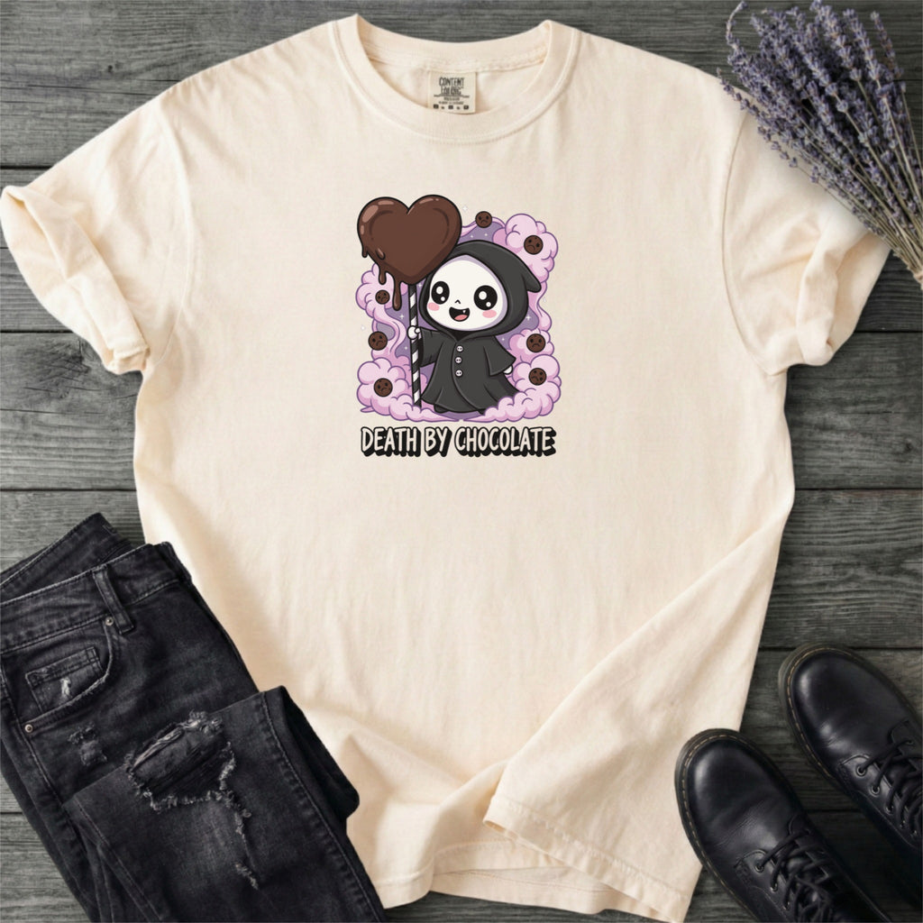 Grim Reaper Death By Chocolate T-Shirt