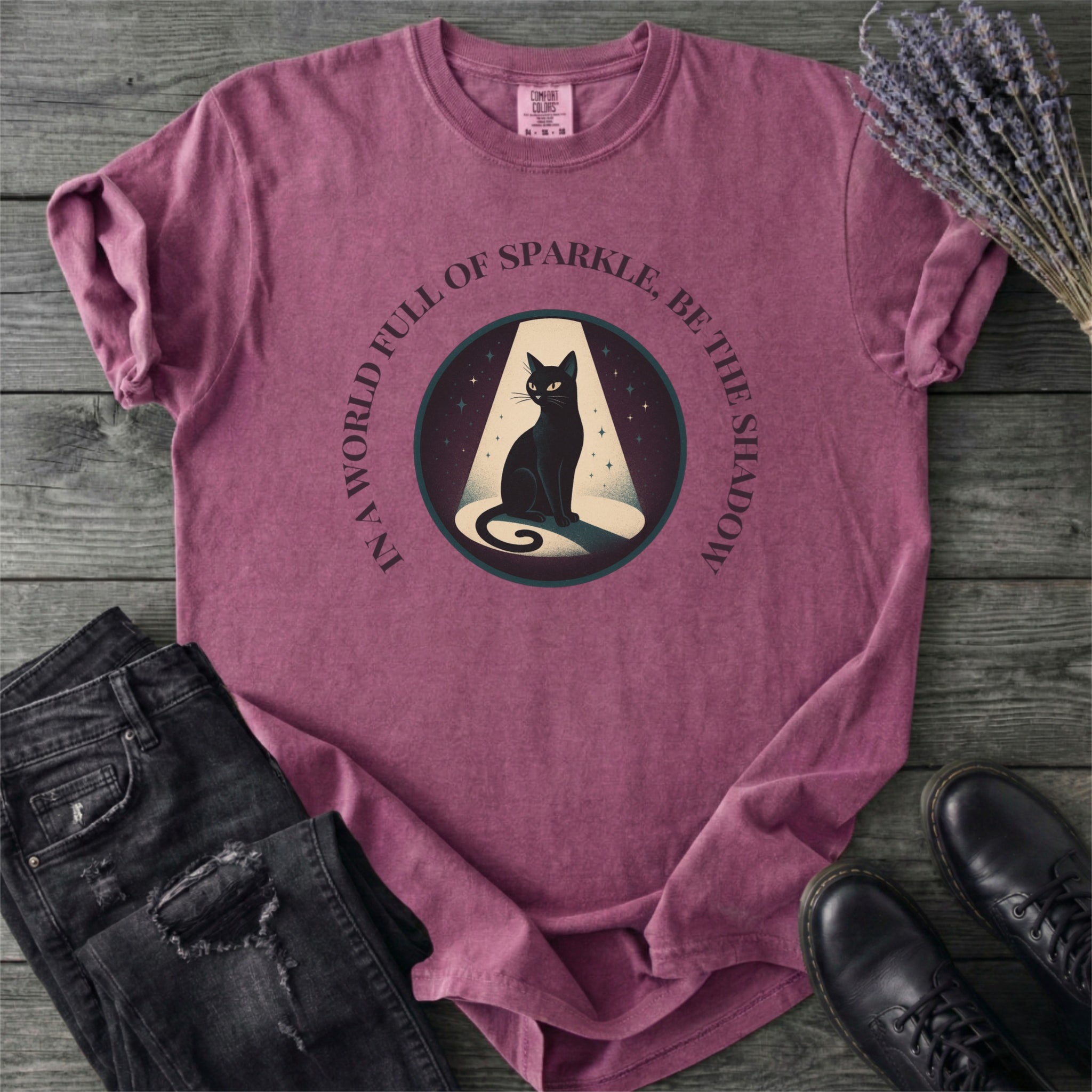 Black Cat Be the Shadow T-Shirt