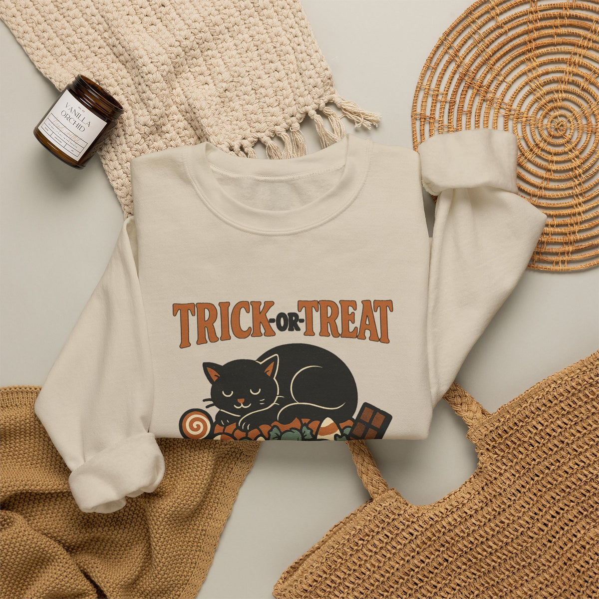 Trick Or Treat Candy Cauldron Sweatshirt